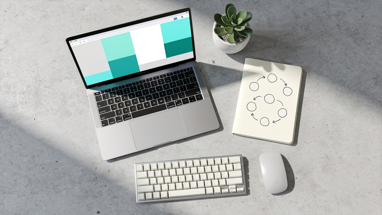 Laptop and notebook workspace for binary decimal conversion