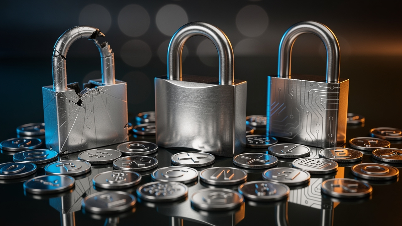 Security padlock symbolizing common random string generation mistakes