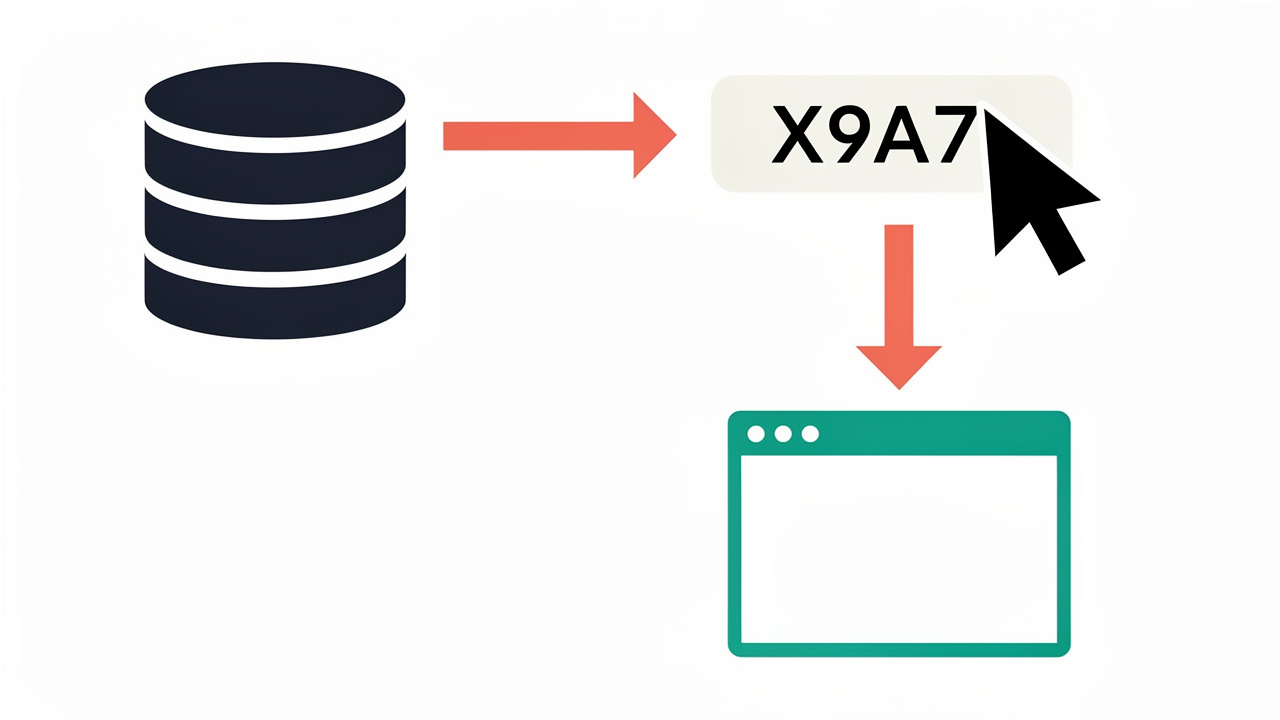 Database lookup and redirect process for shortened URLs
